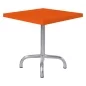 Preview: Schaffner Beistell-Tisch Säntis 50x50cm Orange