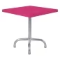 Preview: Schaffner Beistell-Tisch Säntis 50x50cm Pink
