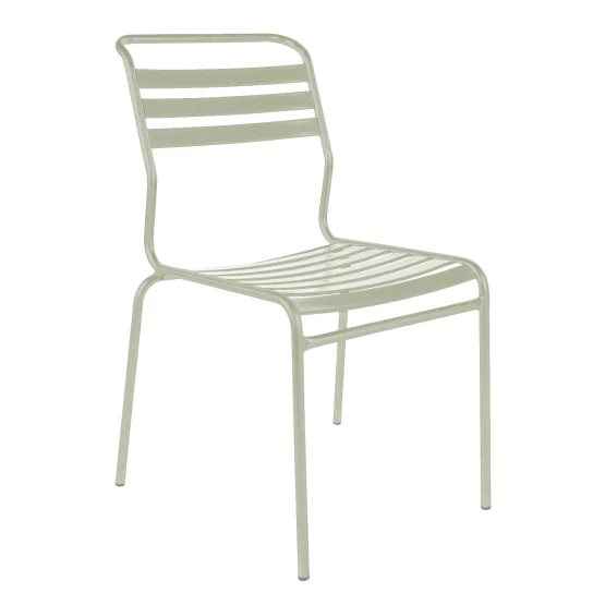 Schaffner Lättli-Stuhl Säntis ohne Armlehnen Pastellgrün-Pastellgrün