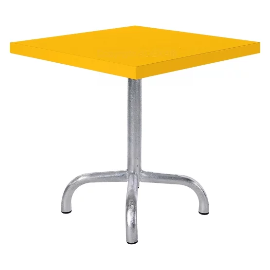 Schaffner Beistell-Tisch Säntis 50x50cm Gelb