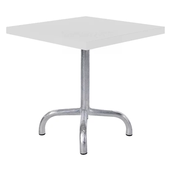 Schaffner Beistell-Tisch Säntis 50x50cm Weiss