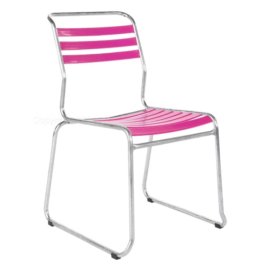 Schaffner Lättli-Stuhl Säntis mit Kufen Pink