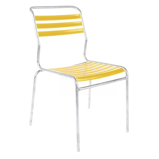 Schaffner Lättli-Stuhl Säntis ohne Armlehnen Gelb