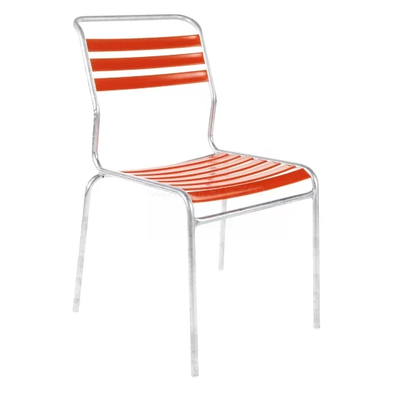 Schaffner Lättli-Stuhl Säntis ohne Armlehnen Orange