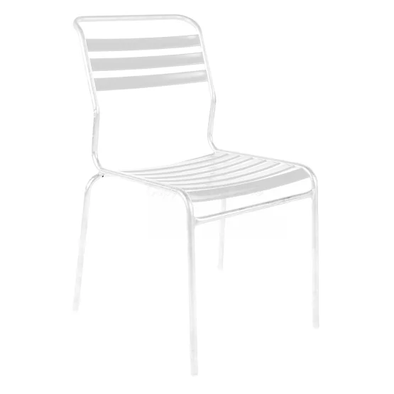 Schaffner Lättli-Stuhl Säntis ohne Armlehnen Weiss