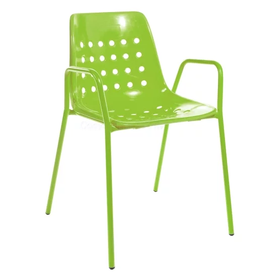 Schaffner Stuhl Bermuda mit Armlehne Hellgrün