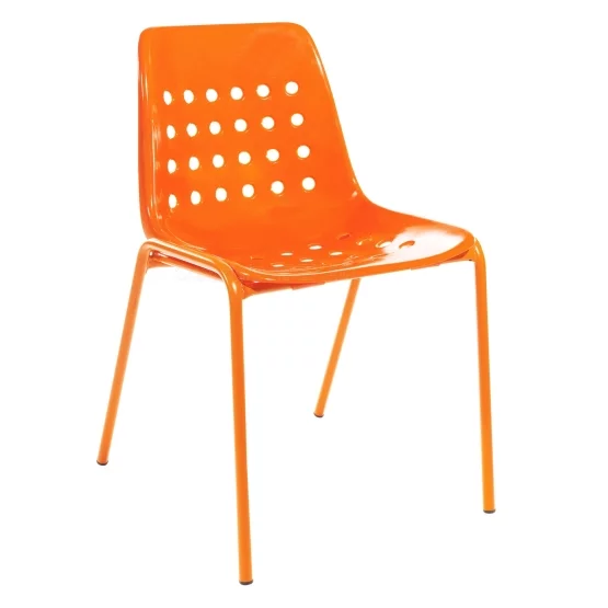 Schaffner Stuhl Bermuda ohne Armlehne Orange